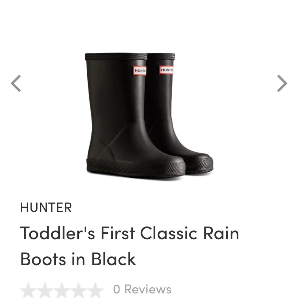 Hunter Boots Toddler 7T